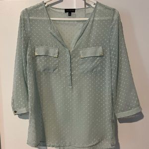 The Limited size XS sea foam / aqua Top / Blouse